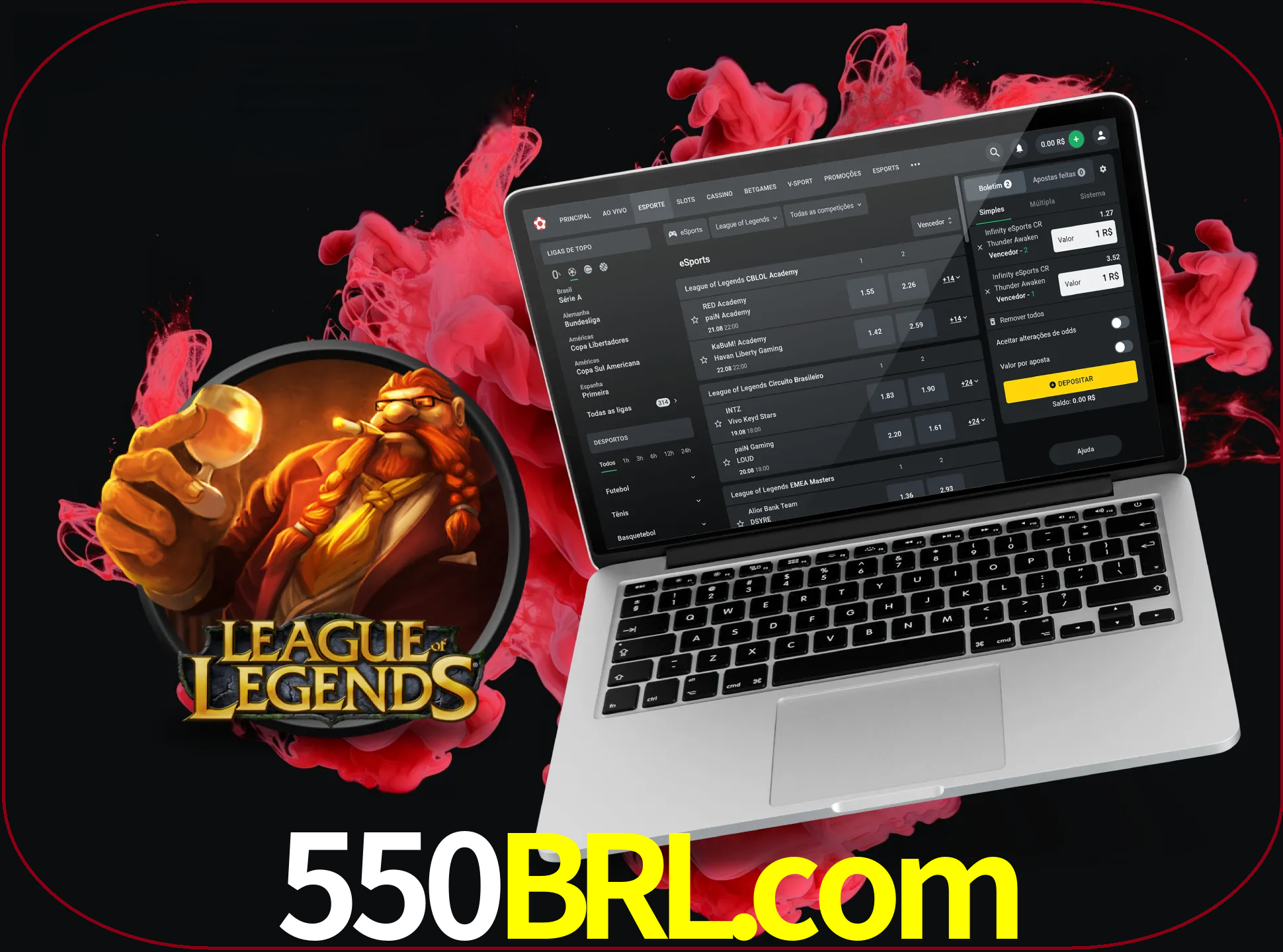 Se é um fã deste jogo, muitos torneios fantásticos que o vão surpreender estão disponíveis no 550brl.